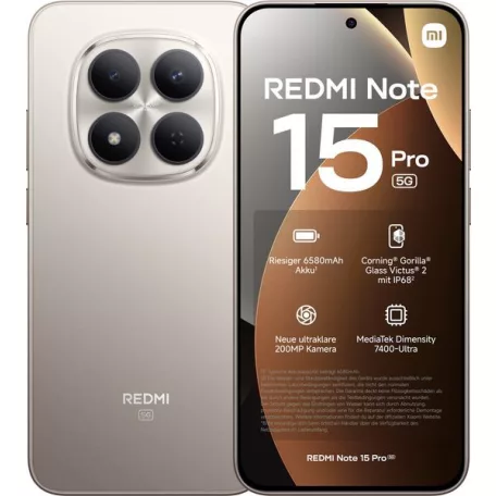 Xiaomi Redmi Note 15 Pro 5G Dual Sim 8GB 256GB Titanium