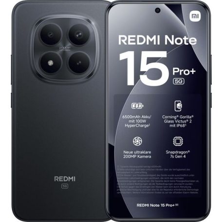 Xiaomi Redmi Note 15 Pro+ 5G Dual Sim 8GB 256GB Black