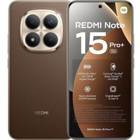 Xiaomi Redmi Note 15 Pro+ 5G Dual Sim 8GB 256GB Mocha Brown