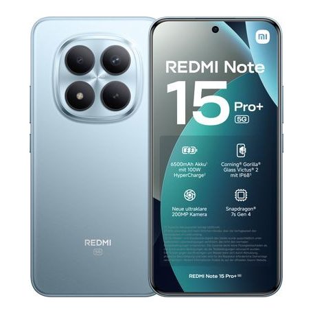 Xiaomi Redmi Note 15 Pro+ 5G Dual Sim 12GB 512GB Glacier Blue