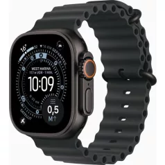   Apple Watch Ultra 3 49mm Titanium Black with Black Ocean Band MF0J4