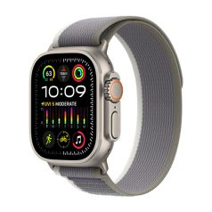   Apple Watch Ultra 2 LTE 49mm Titanium with Trail Loop Strap Green Grey M/L MRF43