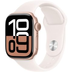   Apple Watch 10 42mm Aluminium Rose Gold with Light Blush Sport Band S/M