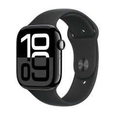   Apple Watch 10 46mm Aluminium Jet Black with Black Sport Band M/L MWWQ3